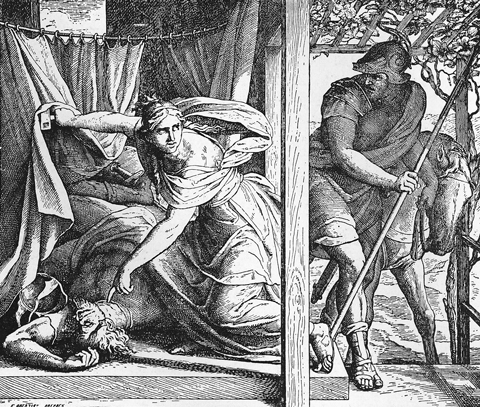 Bilder der Bibel - Siseras Tötung