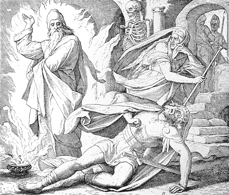 Bilder der Bibel - Saul bei der Wahrsagerin zu Endor