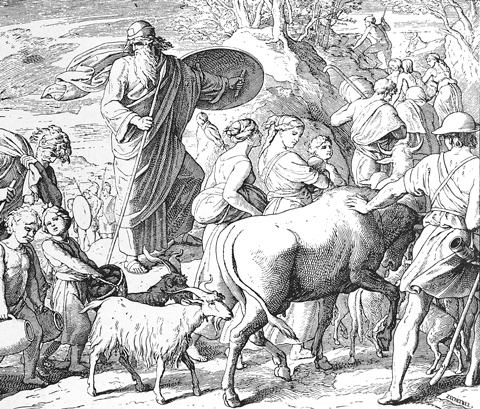 Bilder der Bibel - Flucht des Matathias
