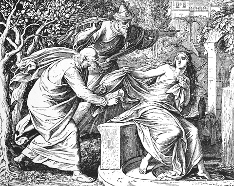 Bilder der Bibel - Susanna und die zwei Ältesten
