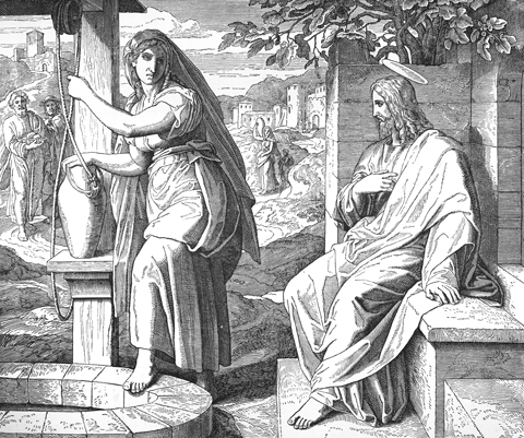 Bilder der Bibel - Jesus und die Samariterin