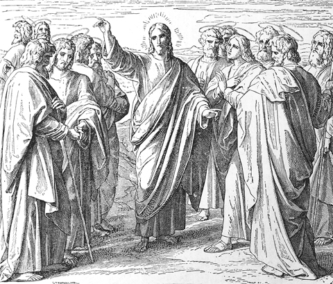 Bilder der Bibel - Aussendung der zwölf Apostel