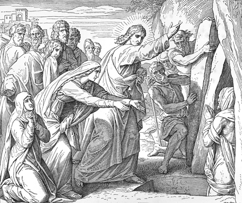 Bilder der Bibel - Auferweckung des Lazarus