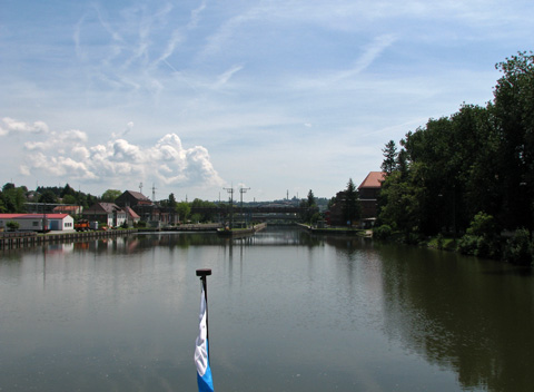 Donau - Kachlet-Staustufe