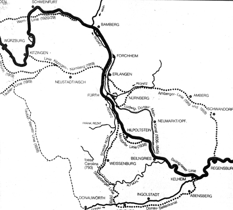Ludwigskanal - Geographie