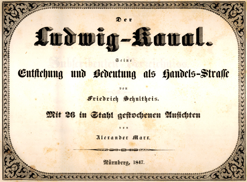 Ludwigskanal - Geschichte