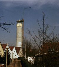 Schleuse Nürnberg - Fernmeldeturm
