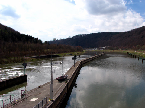 Main-Donau-Kanal - Schleuse/Staustufe Riedenburg
