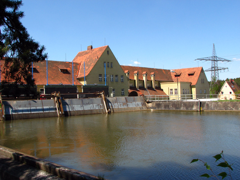 Main-Donau-Kanal - Schleuse Strullendorf - Kraftwerk Hirschaid