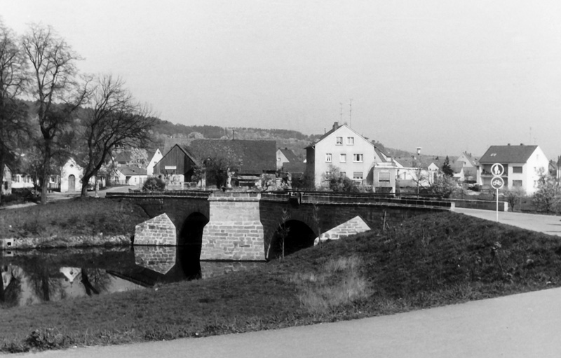 Schleuse Forchheim - Alte Regnitzbrücke