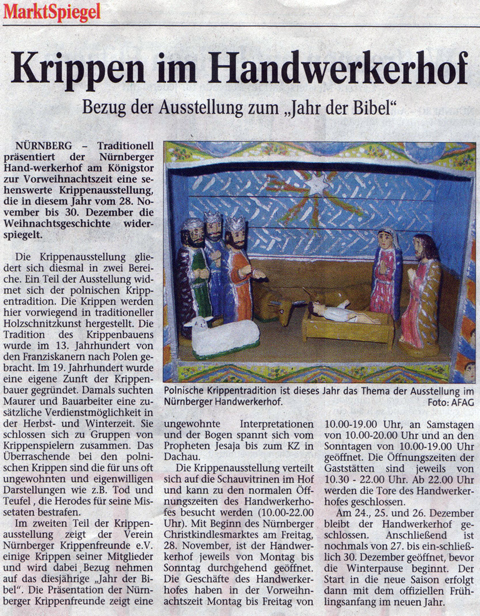 Ausstellung Nürnberg Handwerkerhof
