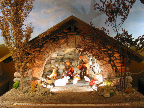 Nativity Scene Of Adoration