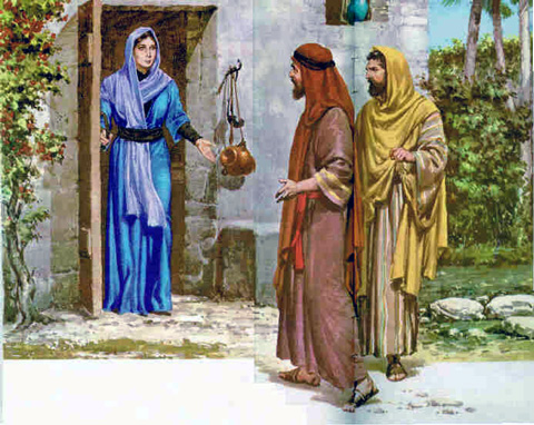 Glaubenskrippe - Rahab - Hinter dem roten Seil
