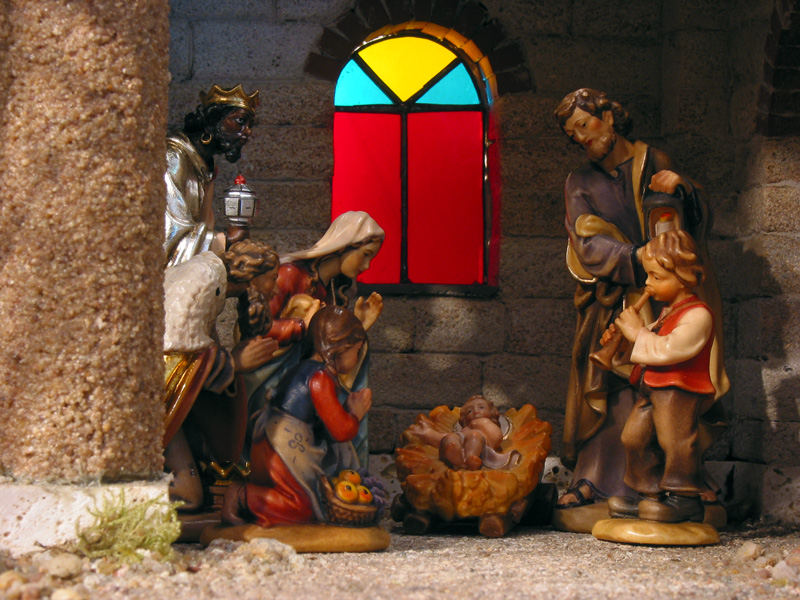 Romanic Nativity Scene